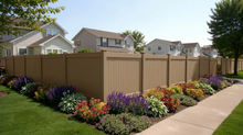 [350 Feet of Fence] 6' Tall Privacy AFC-373 Vinyl Complete Fence Package