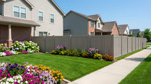 [150 Feet of Fence] 6' Tall Privacy AFC-373 Vinyl Complete Fence Package