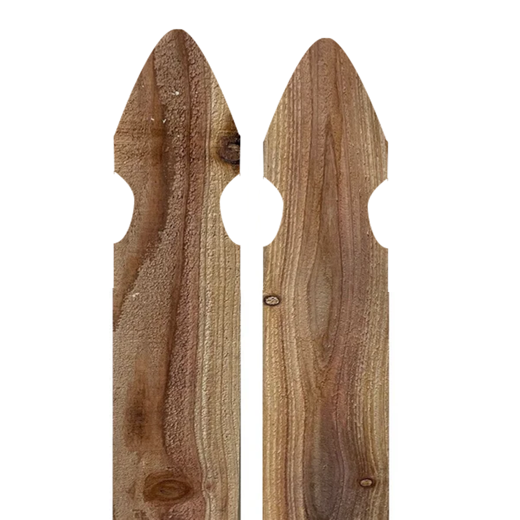 Gothic Cedar Posts Cedar Wood Fence Picket 5/8