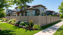 [350 Feet of Fence] 6' Tall Privacy AFC-373 Vinyl Complete Fence Package