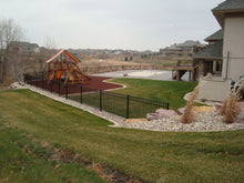 [250 Feet Of Fence] 6' Tall Black Ornamental Aluminum Flat Top Complete Fence Package