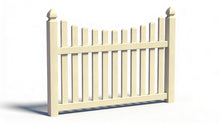 [200 Feet of Fence] 4' Tall Underscallop AFC-97 Vinyl Complete Fence Package