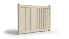 [75 Feet of Fence] 6' Tall Semi-Privacy AFC-030 Vinyl Complete Fence Package
