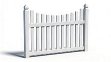 [250 Feet of Fence] 4' Tall Underscallop AFC-97 Vinyl Complete Fence Package