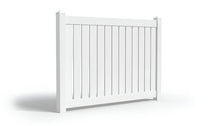 [100 Feet of Fence] 6' Tall Semi-Privacy AFC-030 Vinyl Complete Fence Package