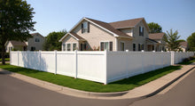[250 Feet of Fence] 6' Tall Privacy AFC-373 Vinyl Complete Fence Package