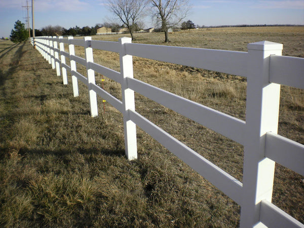 Vinyl Ranch Rail Fences