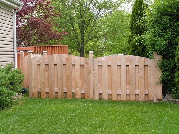 Scalloped Wood Fences