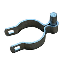 Anti-Climb Temporary Fence Panel - 6'6" Tall x 11'6" Wide: Double Swing Gate Kit