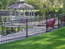 [Price Per Foot] 5' tall Ornamental Steel Flat Top Fence