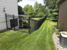 [Price Per Foot] 5' tall Ornamental Steel Spear Top Fence