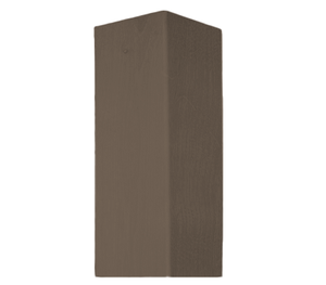 Vinyl Railing Post Kit - Chestnut Brown