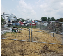 48" Tall - Commercial Chain Link Double Drive Gate