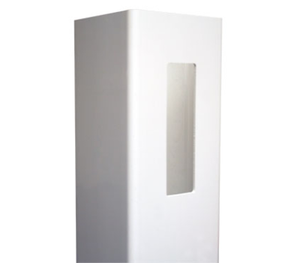 5" x 5" x 8' White End Post for K-373