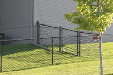 [150 Feet Of Fence] 6' Tall Black Chain Link Complete Fence Package