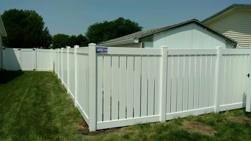 350 Feet Of Fence] 6' Tall Semi-Privacy 1