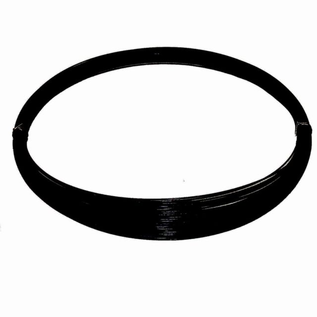 6-gauge Black Crimped Tension Wire Roll (500') for Chain Link Fences