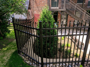 [350 Feet Of Fence] 6' Tall Ornamental Spear Top Complete Fence Package
