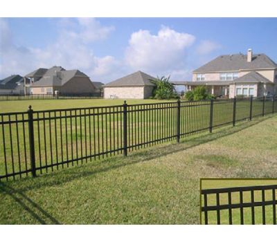 Flat Top 8 Wide x 5 Tall Three Rail Fence Panel America s